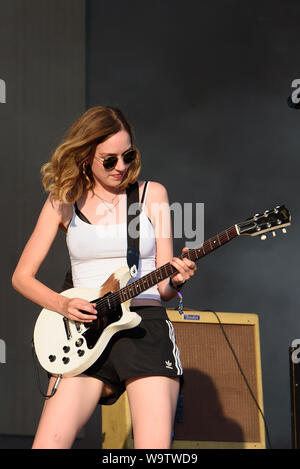 BENICASSIM, ESPAGNE - JUL 19: The Big Moon (groupe de musique indépendant) concert au FIB (Festival Internacional de Benicassim) Festival le 19 juillet 2019 Banque D'Images