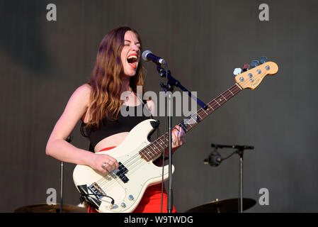 BENICASSIM, ESPAGNE - JUL 19: The Big Moon (groupe de musique indépendant) concert au FIB (Festival Internacional de Benicassim) Festival le 19 juillet 2019 Banque D'Images