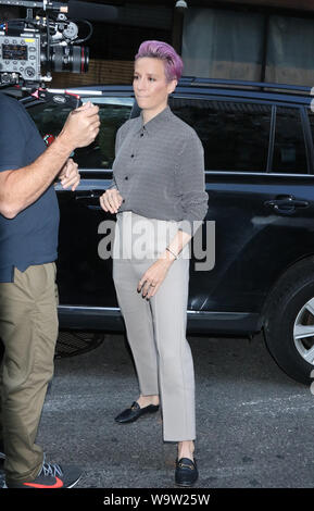 New York, NY, USA. Août 15, 2019. Megan Rapinoe au Today Show à New York. 15 août 2019 Crédit : Rw/media/Alamy Punch Live News Banque D'Images