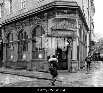 Le Guildford Arms, 1 West Register St, Édimbourg EH2 2AA Edinburgh Classic - Nouvelle Ville Victorian Bar & Restaurant. Banque D'Images