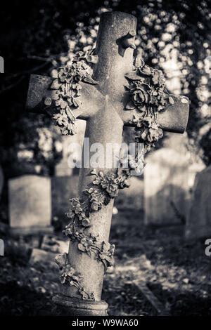 Cimetière de Kensal Green, Londres Banque D'Images