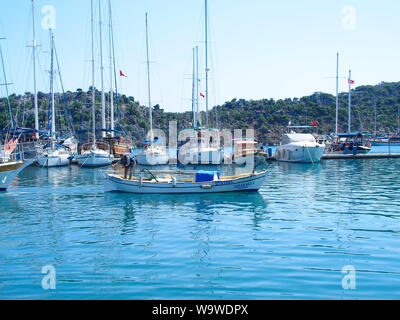 Kekova, Turkey-April 26, 2016 : Demre Kekova et sur la côte sud de la Turquie Banque D'Images