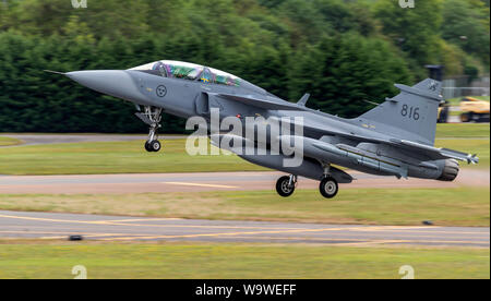 SAAB Gripen JAS 39C au Royal International Air Tattoo 2019 Banque D'Images