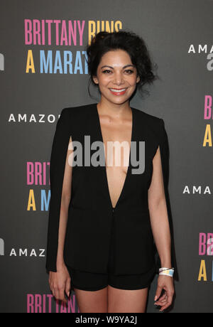 15 août 2019, Los Angeles, Californie, États-Unis : LOS ANGELES, CA - 15 AOÛT : Ginger Gonzaga, à la Premiere of Amazon Studios ''Brittany Runs A Marathon'' au Regal Cinemas L.A. Live à Los Angeles, Californie le 15 août 2019. Crédit : Faye Sadou/MediaPunch Banque D'Images