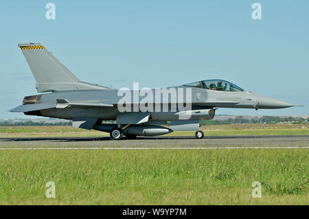 Singapore Air force F-16 Fighter Jet Banque D'Images