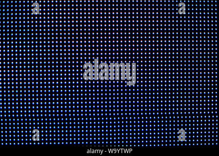 Couleur de la lumière de l'écran LED Light à l'ouverture. Banque D'Images