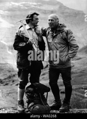 CLINT EASTWOOD et George Kennedy dans l'EIGER SANCTION (1975), réalisé par Clint Eastwood. Credit : M.G.M/UNITED Artiste / Album Banque D'Images