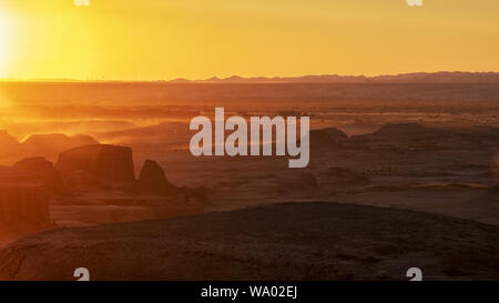 Xinjiang karamay city sun devil Banque D'Images