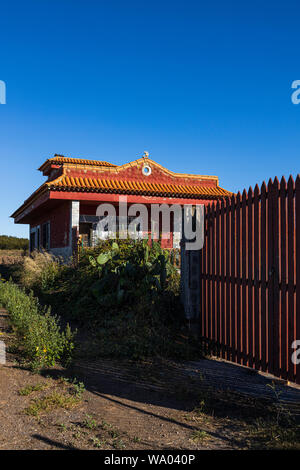 Une vieille ferme en Ruigomez, Tenerife, Canaries, Espagne Banque D'Images