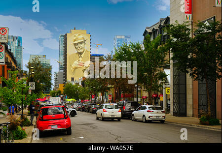 Montréal,Québec,Canada,Août 14,2019.rue Crescent a été.Montréal,Québec,Canada.Credit:Mario Beauregard/Alamy News Banque D'Images