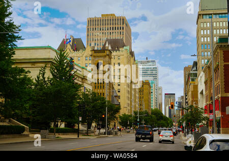 Montréal,Québec,Canada,Août 14,2019.rue Sherbrooke en été.Montréal,Québec,Canada.Credit:Mario Beauregard/Alamy News Banque D'Images