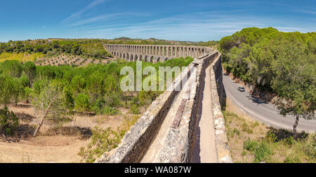 Aqueduc de Pegões, Tomar, Portugal Le Portugal, 30062688 *** *** légende locale Banque D'Images