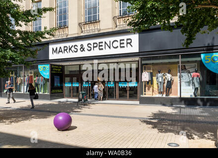 Marks & Spencer, centre commercial Broadmead, City of Bristol, Angleterre, Royaume-Uni Banque D'Images