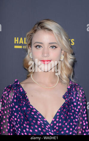 Hollywood, CA. Août 15, 2019. Caylee Cowan au Faible Faible Première à l'Arclight à Hollywood, Californie le 15 août 2019. Crédit : David Edwards/media/Alamy Punch Live News Banque D'Images