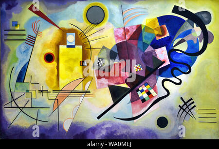 Rouge Bleu Jaune 1928 Wassily Kandinsky 1866-1944 Russie Fédération de Russie Banque D'Images