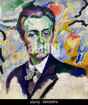 Self Portrait 1905-1906 par Robert Delaunay, 1885-1941, France Banque D'Images