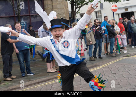 MORRIS DANCER WARWICK FOLK FESTIVAL 2019 Banque D'Images