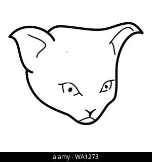 Vector illustration d'un chat Illustration de Vecteur