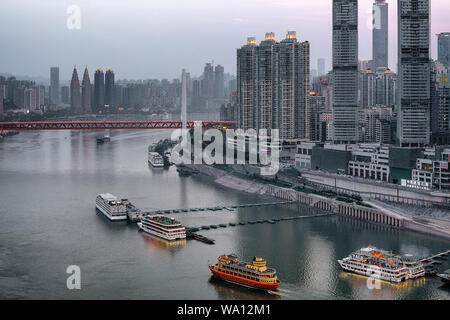 La construction urbaine de Chongqing Banque D'Images