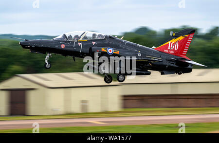 RAF Hawk T2 enlever à la Royal International Air Tattoo 2019 Banque D'Images