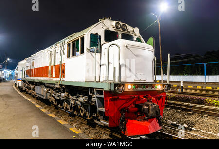 La station de train de voyageurs à Malang en Indonésie Banque D'Images