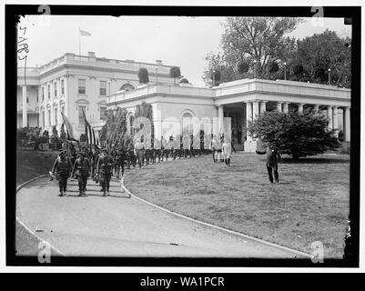 BLUE DEVILS (CHASSEURS ALPIN) À WHITE HOUSE Banque D'Images