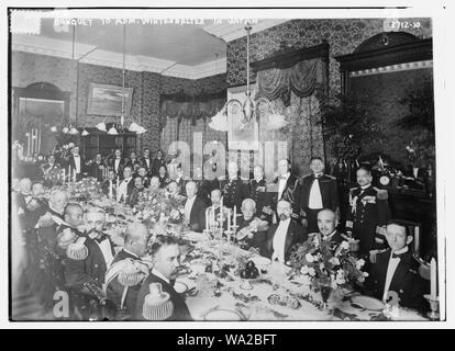 Banquet à adm. Winterhalter au Japon Banque D'Images