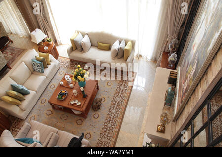 Accueil Salle de restaurant Banque D'Images