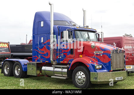 Camion américain Kenworth. Banque D'Images