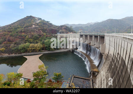 Huairou Beijing ville huanghua grand mur d'eau Banque D'Images