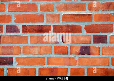 Décoration et conception. Mur de brique rouge texture background. Contexte industriel entrepôt vide urbain grunge mur de briques. Concept de matériaux de construction. Surface sur fond de maçonnerie. Abstrait toile. Banque D'Images