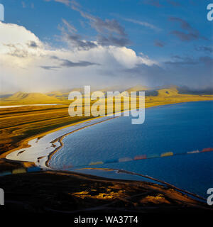 Lac Namtso cuo scenery Banque D'Images