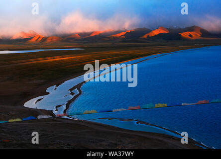 Lac Namtso cuo scenery Banque D'Images