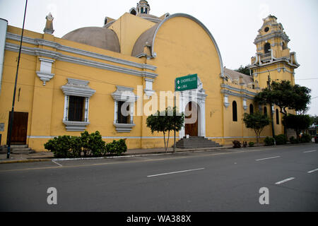 Barranco,quartier riche,Villas,mer,plage,Villas,de l'été parcs, restaurants, Lima, Pérou, Amérique du Sud Banque D'Images