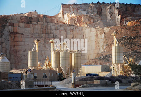 Blocs de marbre dans la mienne dans le sud de l'Europe Banque D'Images