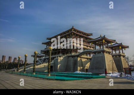 Xi 'an datang rainbow garden Banque D'Images