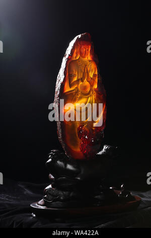 Cire d'orange guanyin carving des articles d'ameublement Banque D'Images