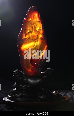 Cire d'orange guanyin carving des articles d'ameublement Banque D'Images