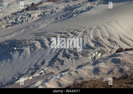 Emmons Glacier Camp de Curtis, Mount Rainier National Park Banque D'Images