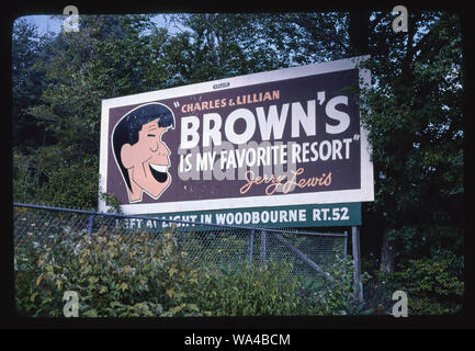 Brown's Hotel, Loch Sheldrake, New York Banque D'Images