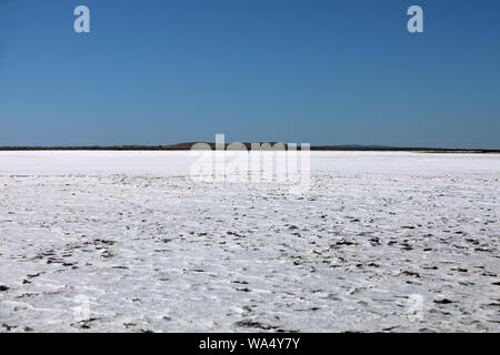 Lac de sel sec en Australie Banque D'Images