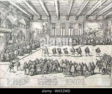 Diederich Graminaeus (1550-1610). Beschreibung rendu Fürstlicher Güligscher ce. Hochzeit (Johann Wilhelm von Jülich-Kleve-Berg Jakobe von Baden-Baden) . Düsseldorf 1585 Nr. 12. Banque D'Images