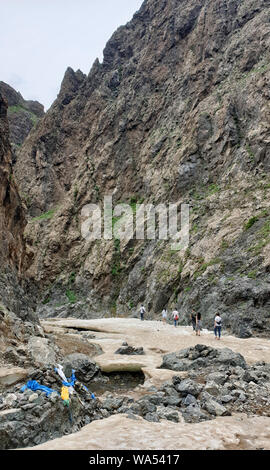 Yol Valley, dans le désert de Gobi, Mongolie Banque D'Images