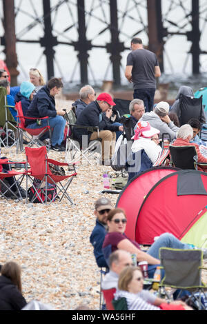 Eastbourne, Royaume-Uni. 17 août 2019. Des milliers de visiteurs assistent à ce spectacle populaire sur la côte sud du Royaume-Uni. Démonstrations en vol et au sol sous forme d'animations ce crédit quatre jours de l'événement:Alan Fraser Banque D'Images