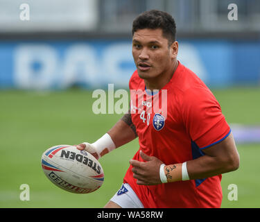 Wakefield, Royaume-Uni, 11 8 2019. 11 août 2019. Fusée Mobile Stadium, Wakefield, Angleterre ; Rugby League Super League Betfred, Wakefield Trinity contre Hull FC ; Wakefield Trinity prop Adam Williams/RugbyPixUK TangataDean Banque D'Images