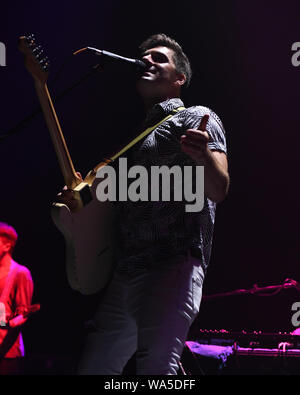 MIAMI BEACH, FL - le 16 août : Robby Hunter de ville magique Hippies effectue au Fillmore le 16 août 2019 à Miami Beach, Floride. Mpi04/MediaPunch Crédit Banque D'Images