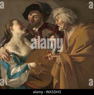 Dirck van Baburen - Le Procuress Banque D'Images