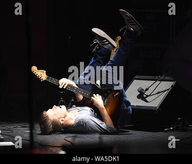 MIAMI BEACH, FL - le 16 août : Robby Hunter de ville magique Hippies effectue au Fillmore le 16 août 2019 à Miami Beach, Floride. Mpi04/MediaPunch Crédit Banque D'Images