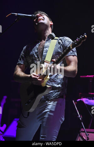 MIAMI BEACH, FL - le 16 août : Robby Hunter de ville magique Hippies effectue au Fillmore le 16 août 2019 à Miami Beach, Floride. Mpi04/MediaPunch Crédit Banque D'Images