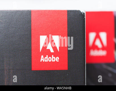 SAN FRANCISCO, USA - circa 2019 AOÛT : Adobe sign Banque D'Images